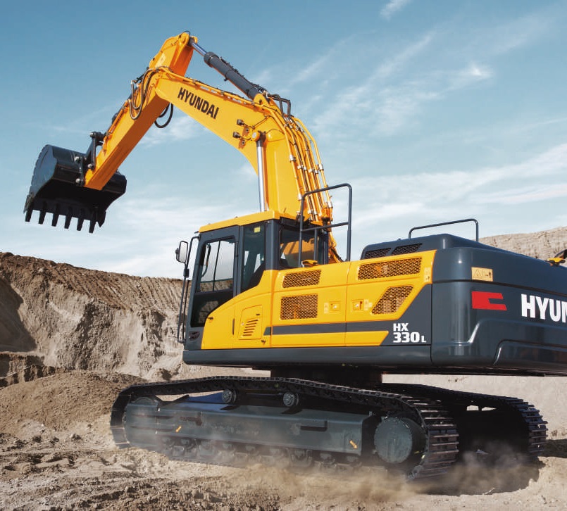 Hyundai экскаатор HX330L новость 7
